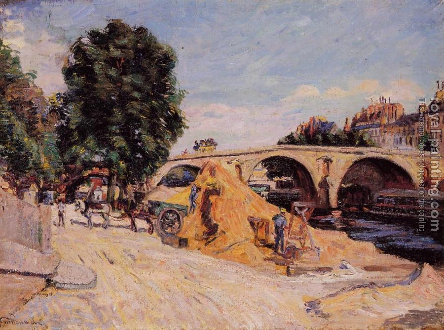Armand Guillaumin : Pont Marie from the Quai d'Anjou